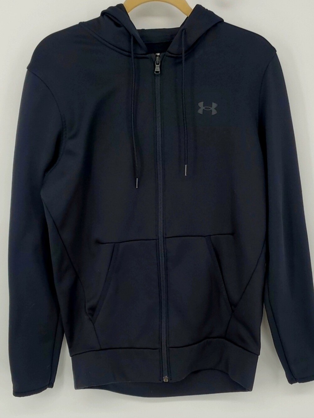 Under Armour Loose Fit Cold Gear Black Women’s Full-Zip Hoodie Size Small